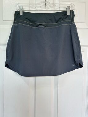 Free Fly Bamboo Lined Active Breeze Skort Womens Small Pockets Blue Dusk II Golf